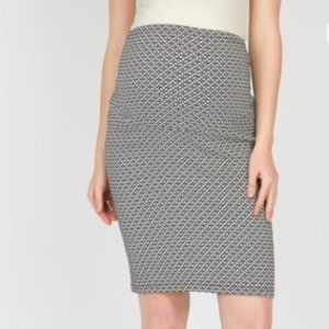 Noir Maternity Geometric Print Skirt